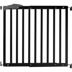 A3 Baby & Kids Sikkerhedsgitter Oslo 71-102 Cm Træ Sort