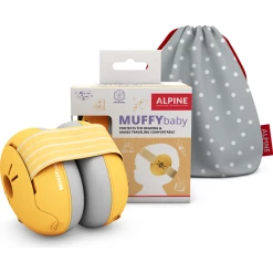 Alpine Hörselskydd, Muffy Baby 3 Mån.-3 år Gula