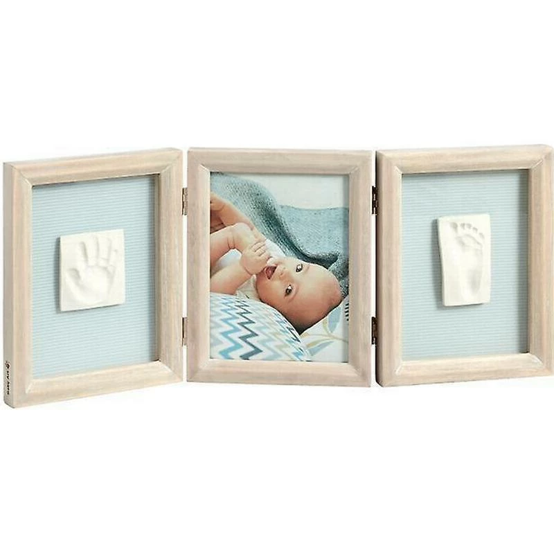 Baby Art My Baby Touch Wooden Double Frame Stormy 3 Baby Art My Baby Touch Wooden Double Frame Stormy