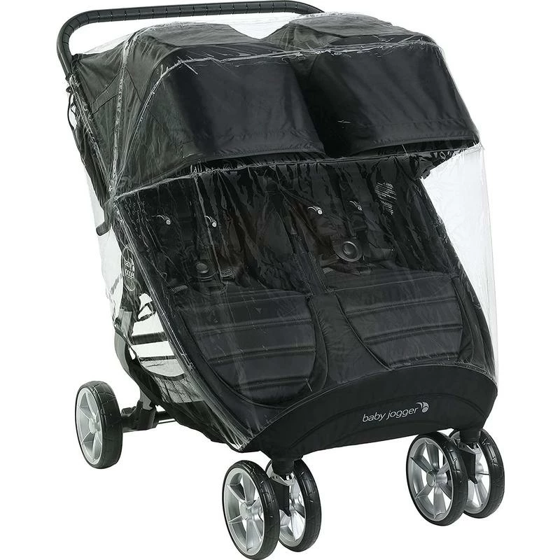 Baby Jogger City Mini 2 Regnslag Dobbelt 4 Baby Jogger City Mini 2 Regnslag Dobbelt - Billede 2