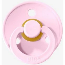 Bibs Sut Rund Naturgummi Baby Pink