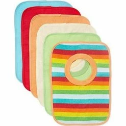 Bieco Slip On Baby Bib With Film Rear Side Pack Of Six