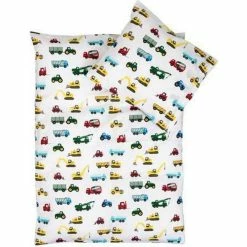 Borg Design Baby Sengetøj 70x100 - Arbejdsbiler 100% 100x100cm
