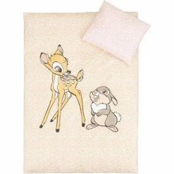 Borg Design Baby Sengetøj 70x100 Cm - Bambi Stampe - 2
