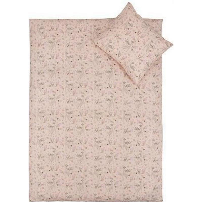 Borg Design Baby Sengetøj 70x100 Cm - Disney Bambi Med Blomster Bomulds 3 Borg Design Baby Sengetøj 70x100 Cm - Disney Bambi Med Blomster Bomulds