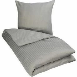 Borg Living Baby Sengetøj 70x100 - Grå Bomuldssatin