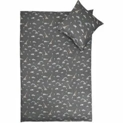 Borg Living Baby Sengetøj 70x100 Cm - Construction - 100% Bomuldssatin