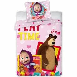 BrandMac Masha And The Bear Baby Bedding Set 100x140cm