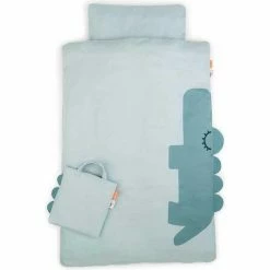 Done By Deer Bedlinen Baby Sleepy Croco 70x100cm 8 Done By Deer Bedlinen Baby Sleepy Croco 70x100cm -Baby Jogger butik Done By Deer Bedlinen Baby Sleepy Croco 70x100cm 2