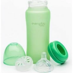 Everyday® Baby Everyday Baby Glass Baby Bottle With Heat Indicator 300ml 9 Everyday® Baby Everyday Baby Glass Baby Bottle With Heat Indicator 300ml -Baby Jogger butik Everyday Baby Glass Baby Bottle with Heat Indicator 300ml 3