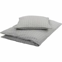 Filibabba Baby Sengesæt GOTS Ocean Grey OBS! SVENSKE