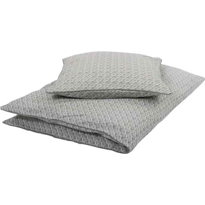 Filibabba Baby Sengesæt GOTS Ocean Grey OBS! SVENSKE 3 Filibabba Baby Sengesæt GOTS Ocean Grey OBS! SVENSKE