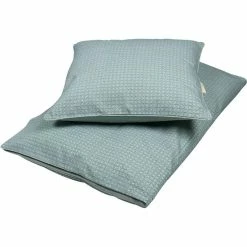 Filibabba Bedlinen Baby Leafed Dark Mint 70x100cm