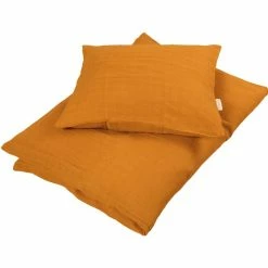 Filibabba Muslin Baby Bedlinen Golden Mustard 70x100cm