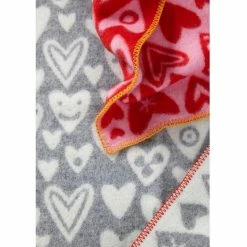 Klippan Yllefabrik Baby Heart Baby Blanket 65x90cm