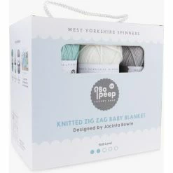 Knitted Zig Zag Baby Blanket Kit