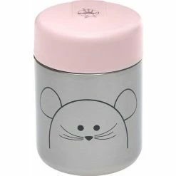 Lässig Lässig Baby Children Thermo Warming Box Porridge Snacks Leakproof Stainless Steel Little Chums Mouse