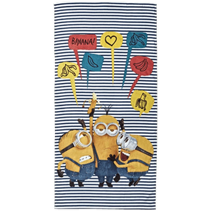 Licens Minions Motif Baby Towel 3 Licens Minions Motif Baby Towel
