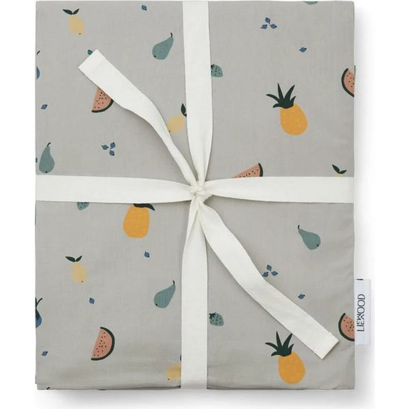 Liewood Carmen Bed Linen Baby Fruit Dove Blue 70x100cm 4 Liewood Carmen Bed Linen Baby Fruit Dove Blue 70x100cm - Billede 2