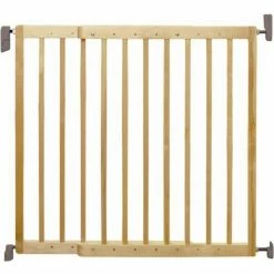 Mac Lean Baby Safety Fence 64-100 Cm Wood Natural