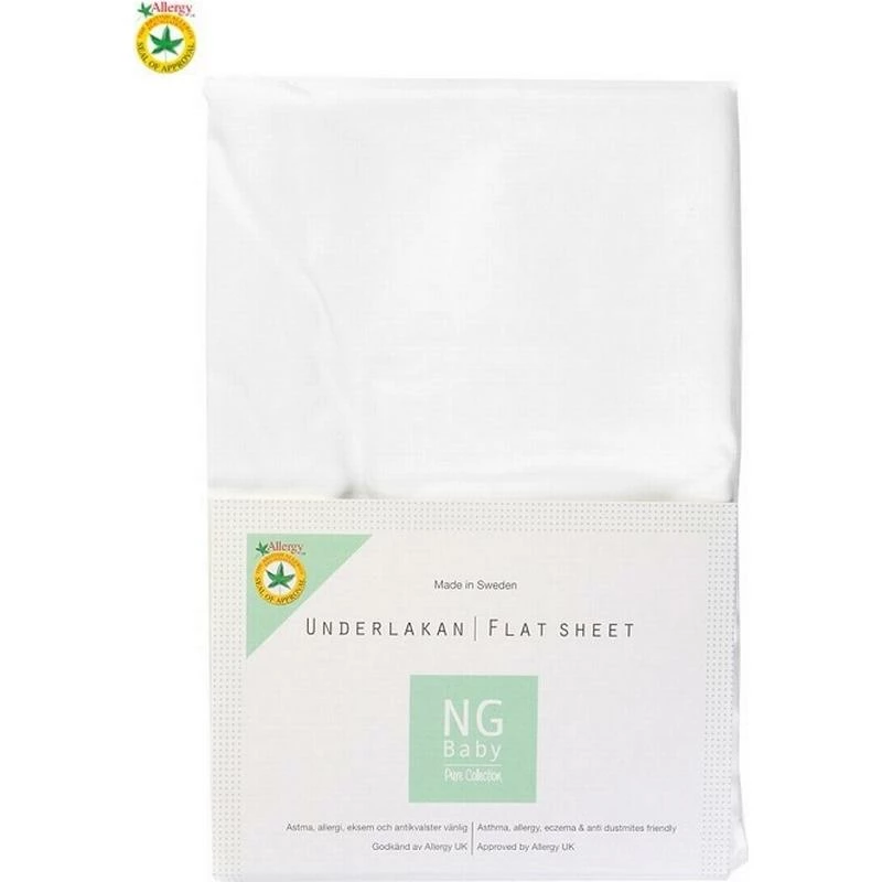 Ng Baby Flat Sheet Pure 70x100cm 3 Ng Baby Flat Sheet Pure 70x100cm