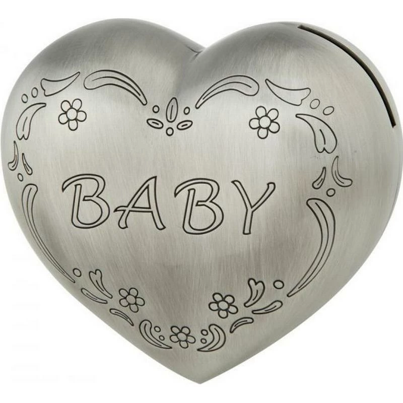 Nordahl Andersen Sparebøsse Baby Hjerte Fortinnet 3 Nordahl Andersen Sparebøsse Baby Hjerte Fortinnet