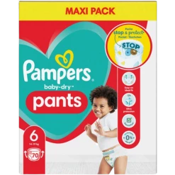 Pampers® Pampers Baby-Dry Pants Str. 6 (14-19 Kg) 70 Stk