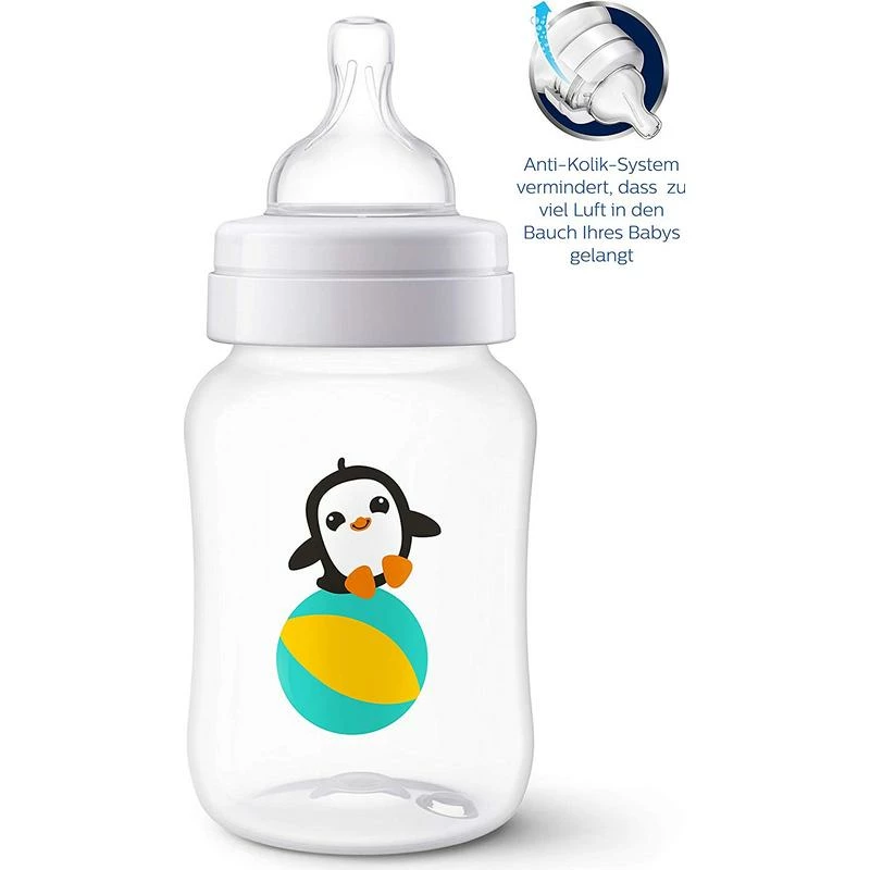 Philips Avent Anti-colic Baby Bottle 260ml 4 Philips Avent Anti-colic Baby Bottle 260ml - Billede 2