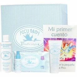 Picu Baby Gavesæt Til Blå (5 Dele)