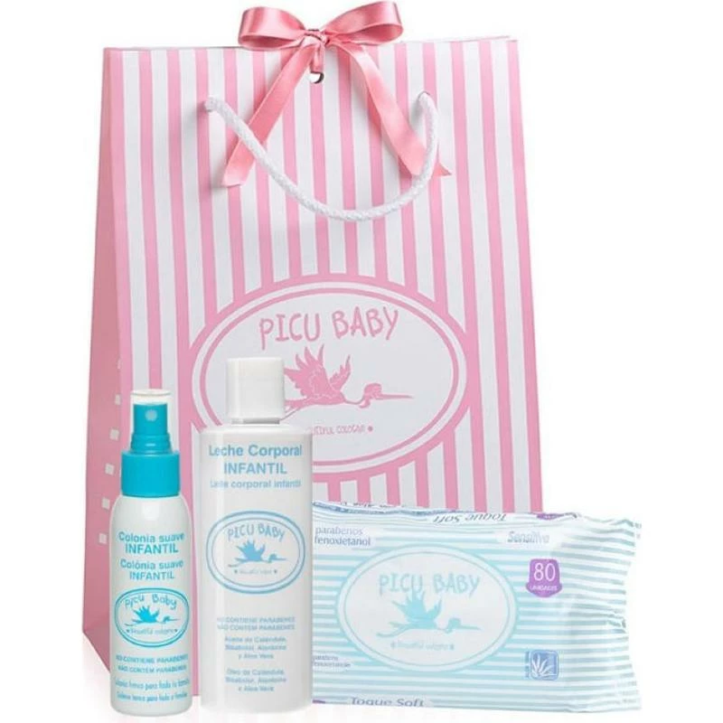 Picu Baby Hygiene Set Beautiful Pink Children's (3 Pcs) 3 Picu Baby Hygiene Set Beautiful Pink Children's (3 Pcs)