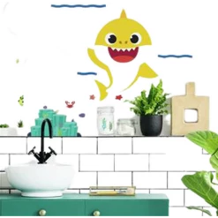 RoomMates Baby Shark Peel & Stick Giant Wall Decals -Baby Jogger butik RoomMates Baby Shark Peel Stick Giant Wall Decals 1