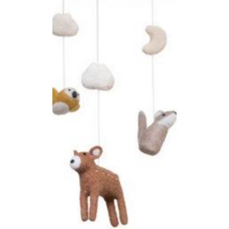 Sebra Felted Baby Mobile Nightfall 6 Sebra Felted Baby Mobile Nightfall - Billede 4