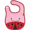 Skip Hop Zoo Tuck Away Baby Bib Livie Ladybug -Baby Jogger butik Skip Hop Zoo Tuck Away Baby Bib Livie Ladybug
