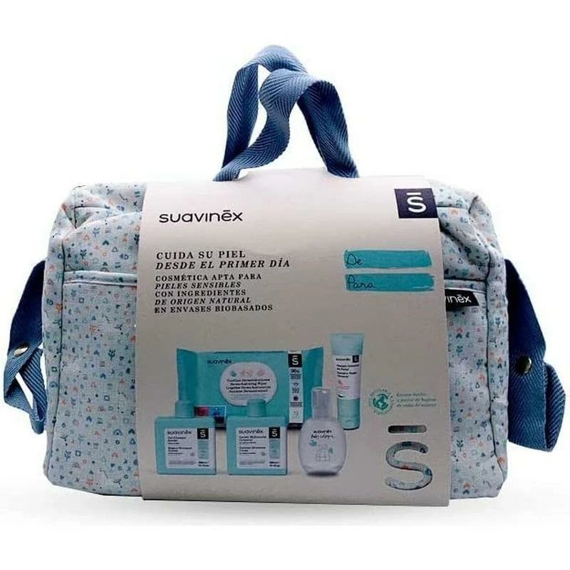 Suavinex Gavesæt Til Baby Håndtasker Blå (6 Dele) 3 Suavinex Gavesæt Til Baby Håndtasker Blå (6 Dele)
