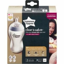 Tommee Tippee Closer To Nature Baby Bottles 340ml 2-pack -Baby Jogger butik Tommee Tippee Closer to Nature Baby Bottles 340ml 2 pack 2