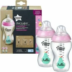 Tommee Tippee Closer To Nature Baby Bottles 340ml 2-pack -Baby Jogger butik Tommee Tippee Closer to Nature Baby Bottles 340ml 2 pack 3