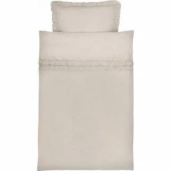 Vanilla Copenhagen Baby Bedding Oyster Ruffle 70x100cm