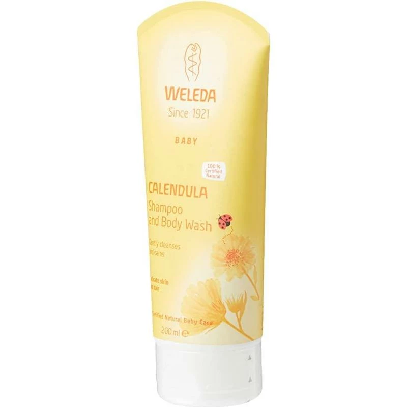 Weleda Baby Calendula Shampoo & Body Wash 200ml 4 Weleda Baby Calendula Shampoo & Body Wash 200ml - Billede 2