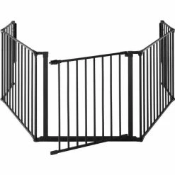 Tectake Safety Gate With 5 Elements Fireplace Baby Gate